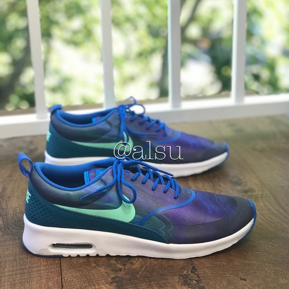 NWT Nike Air Max Thea Print Blue WMNS - Picture 2 of 8